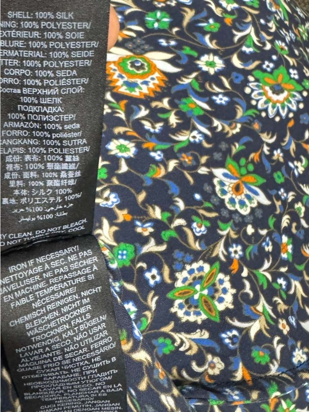 TORY BURCH 100% SILK - Picture 10 of 10